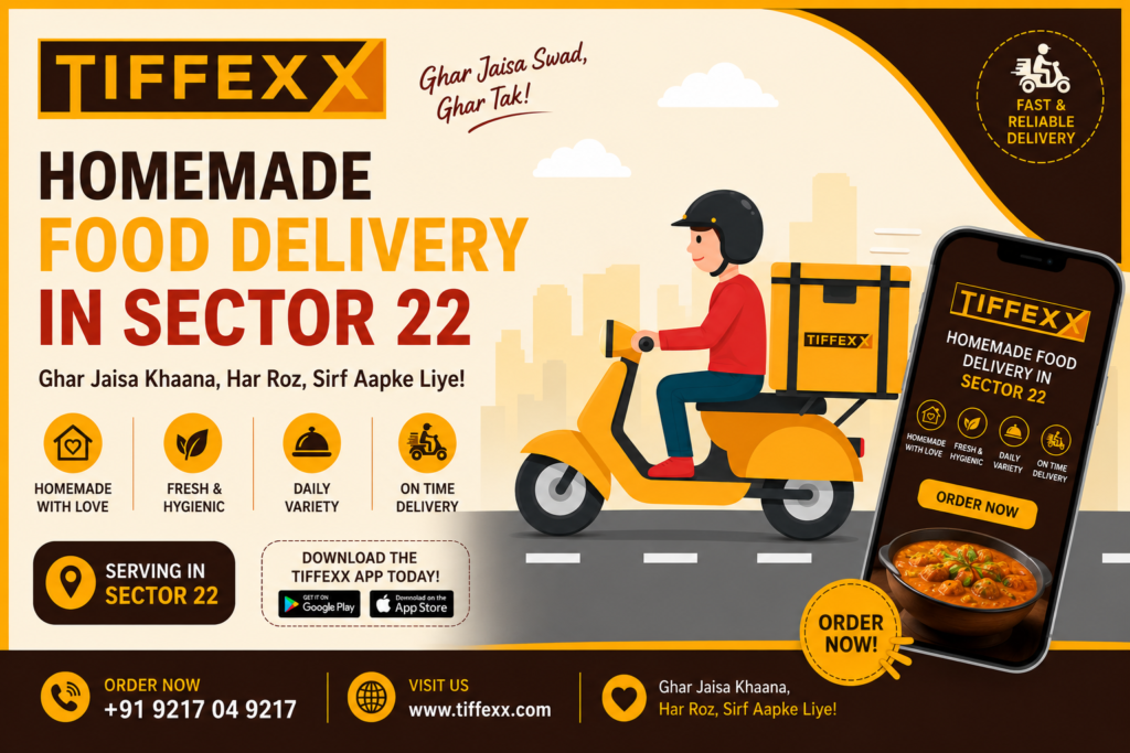 Homemade Food Delivery App in Sector 22