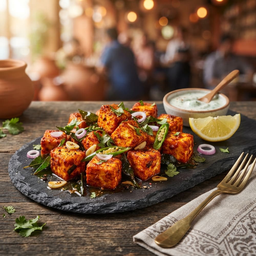 Awsome Punjabi Paneer Tikka Meals