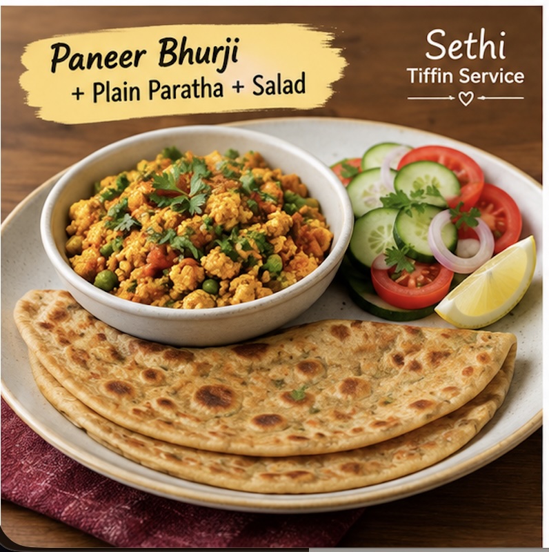 Paneer Bhurji Meal