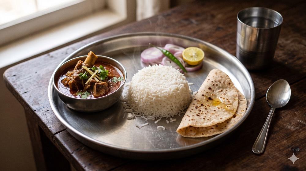 Special Mutton thali