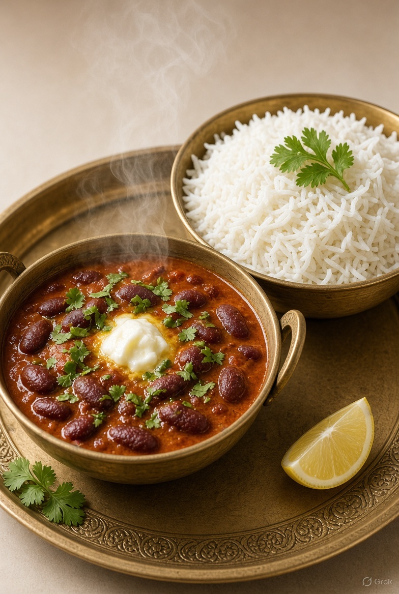 Rajma chawal bowl