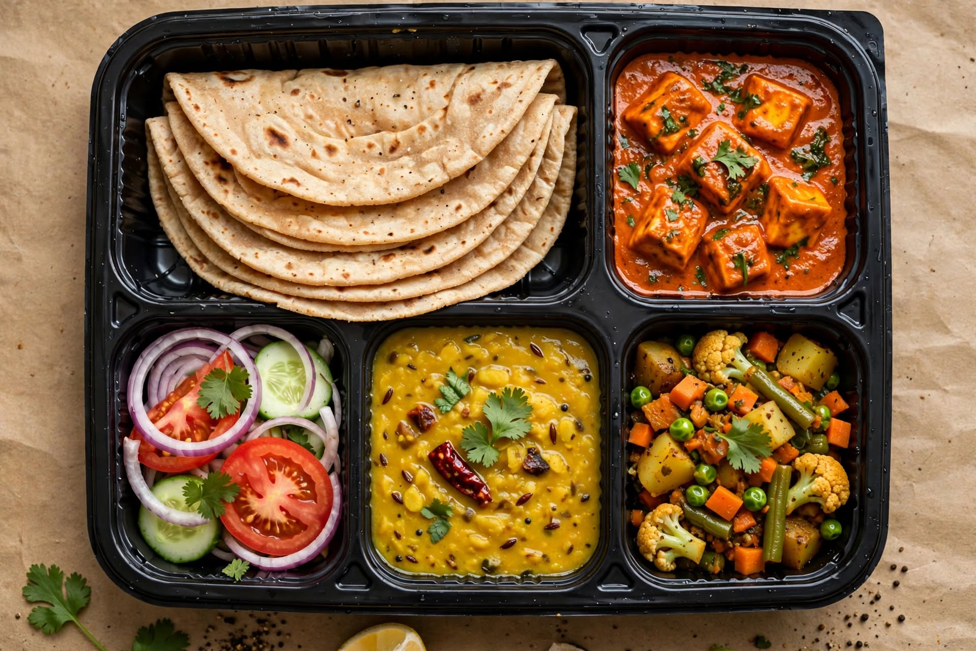 Csk's special paneer thali