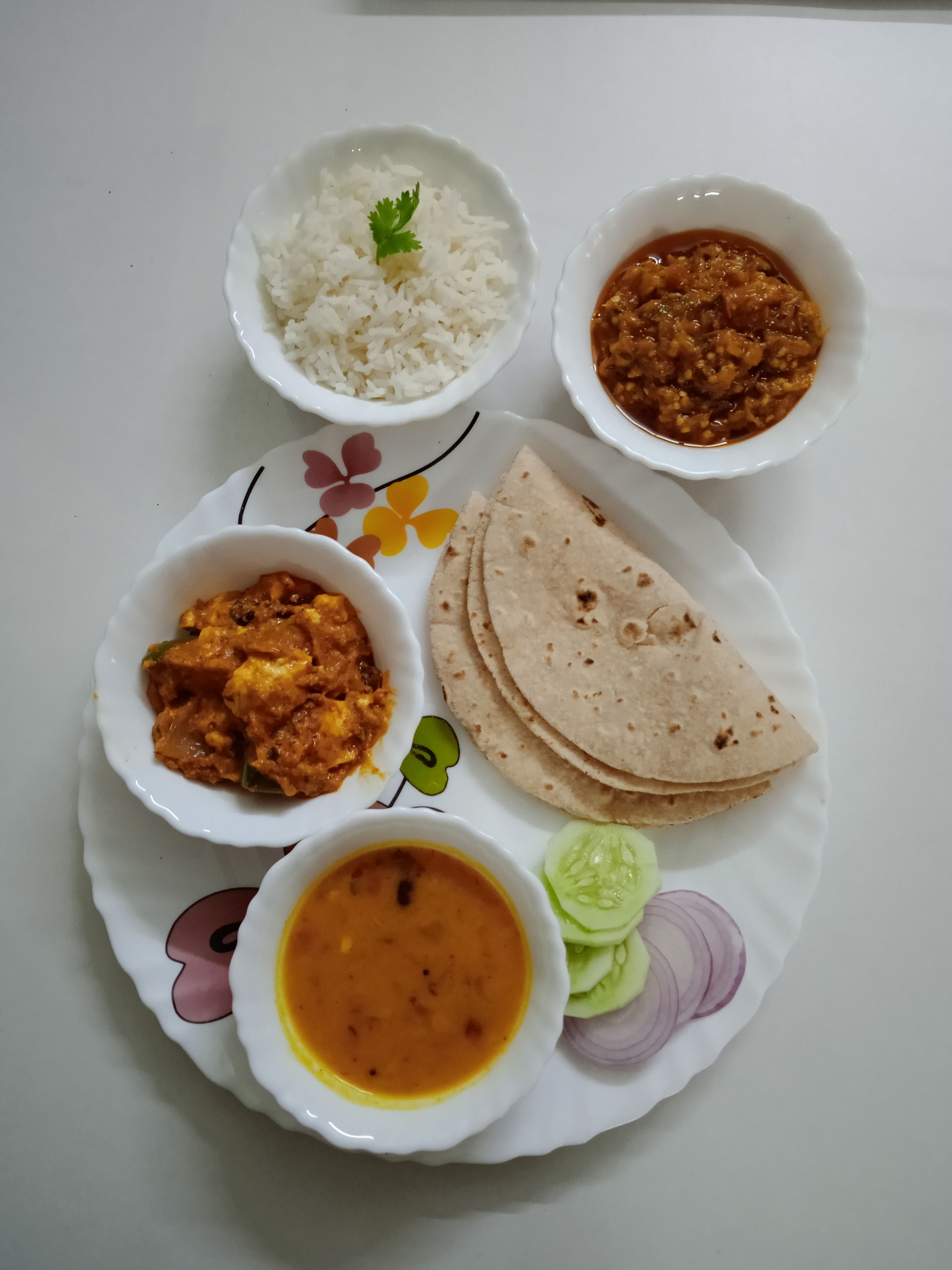 Premium Paneer Thali (Dinner)