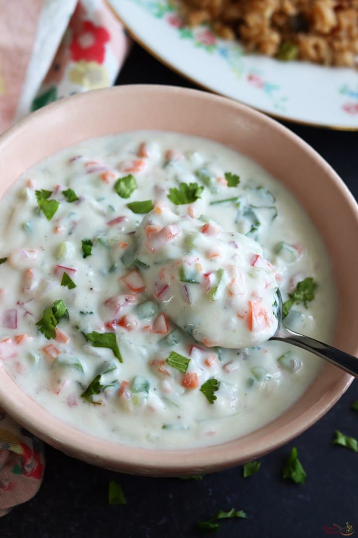 Vegetable Raita (Dinner)