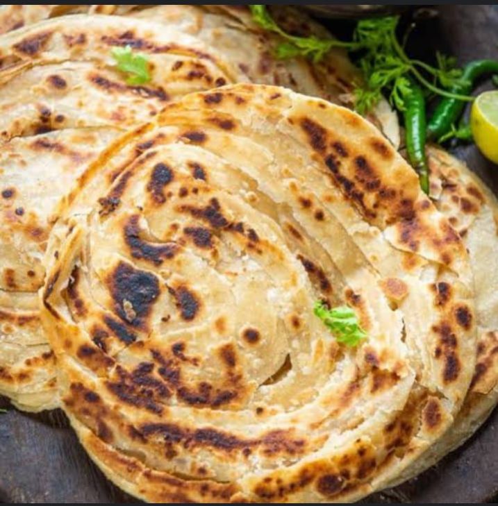 2 paratha with Aloo jeera subzi