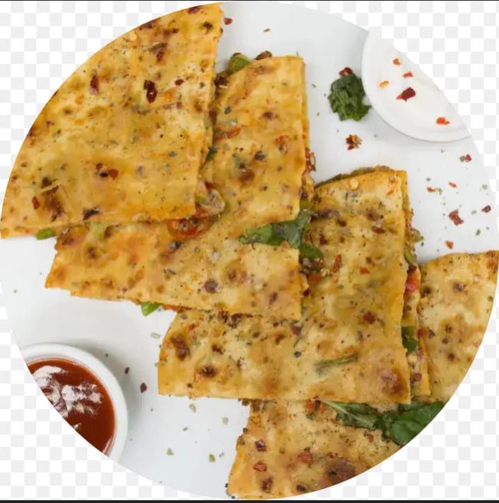2 Aloo paratha with green chutney
