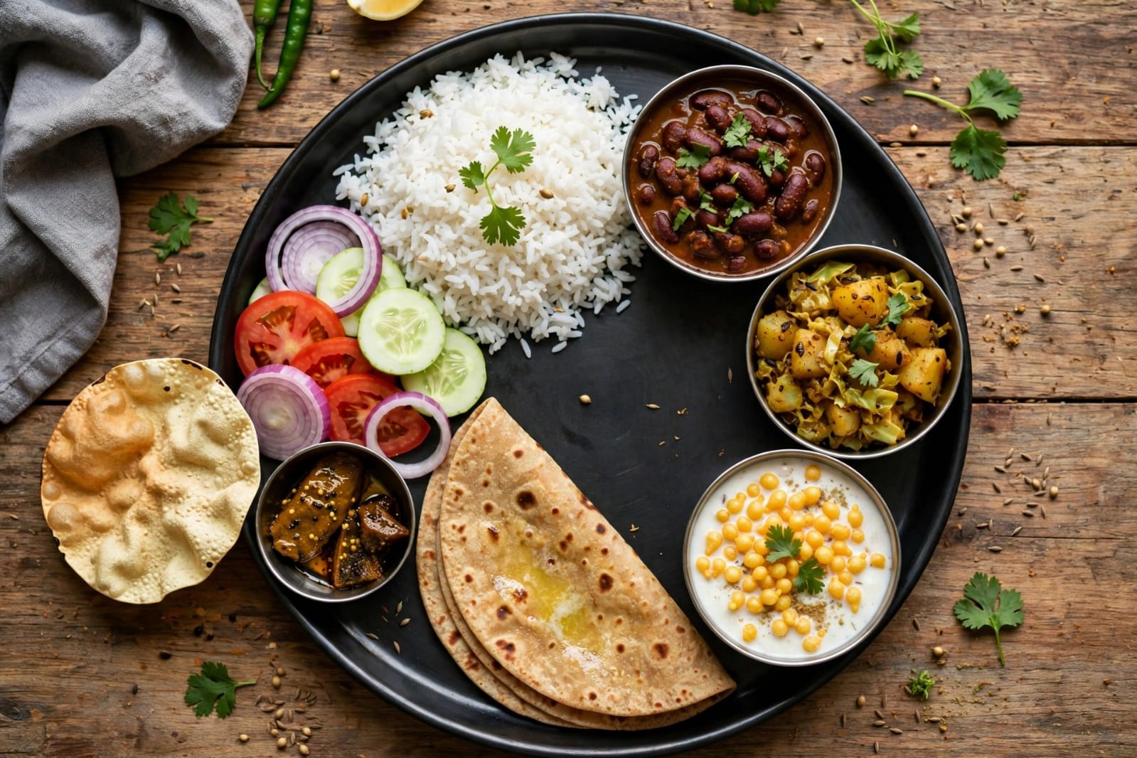 Classic Veg thali❤️🔥