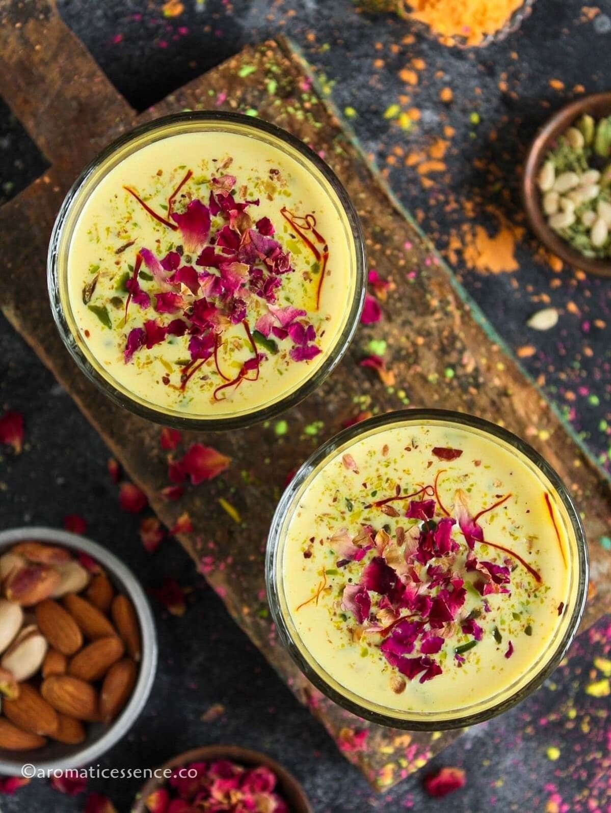 Kesar badam thandai