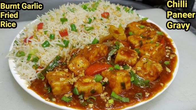 chilli paneer & fried rice combo