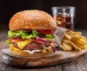 crispy veg burger combo