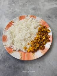 Egg Bhurji Rice