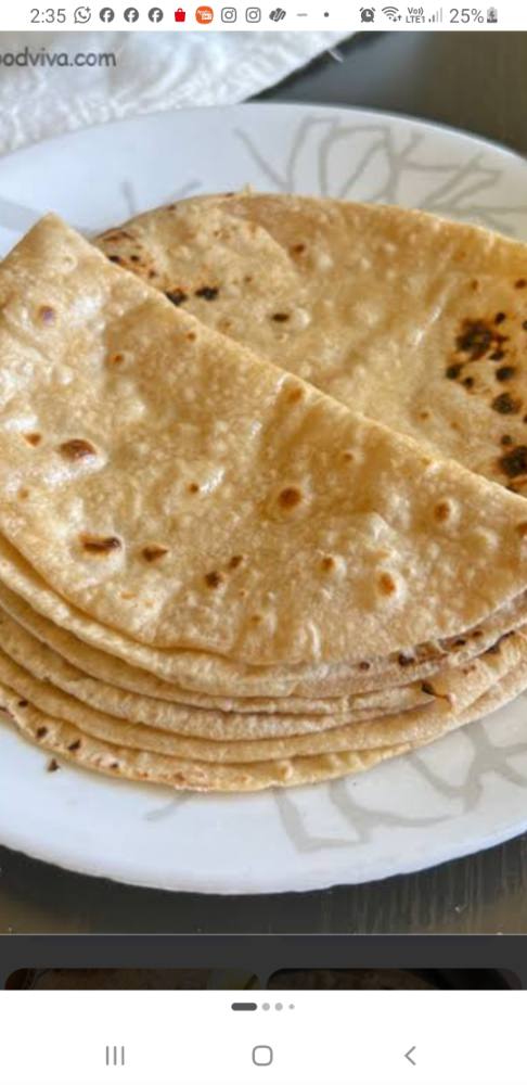 Butter Tawa roti