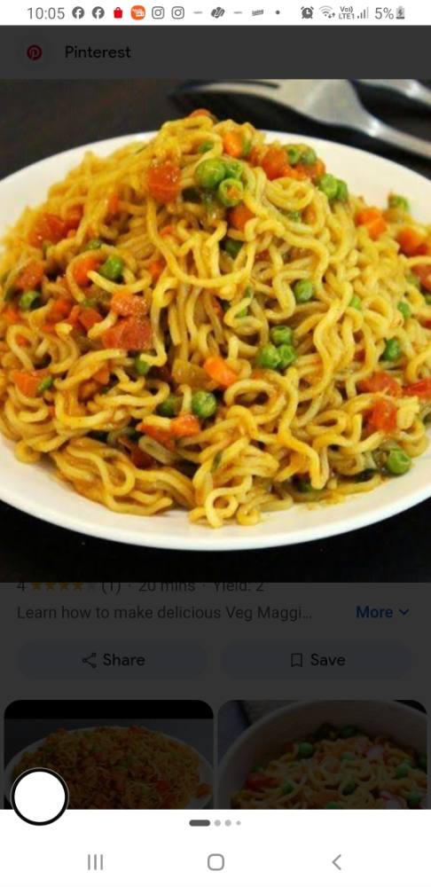 Veg masala maggi