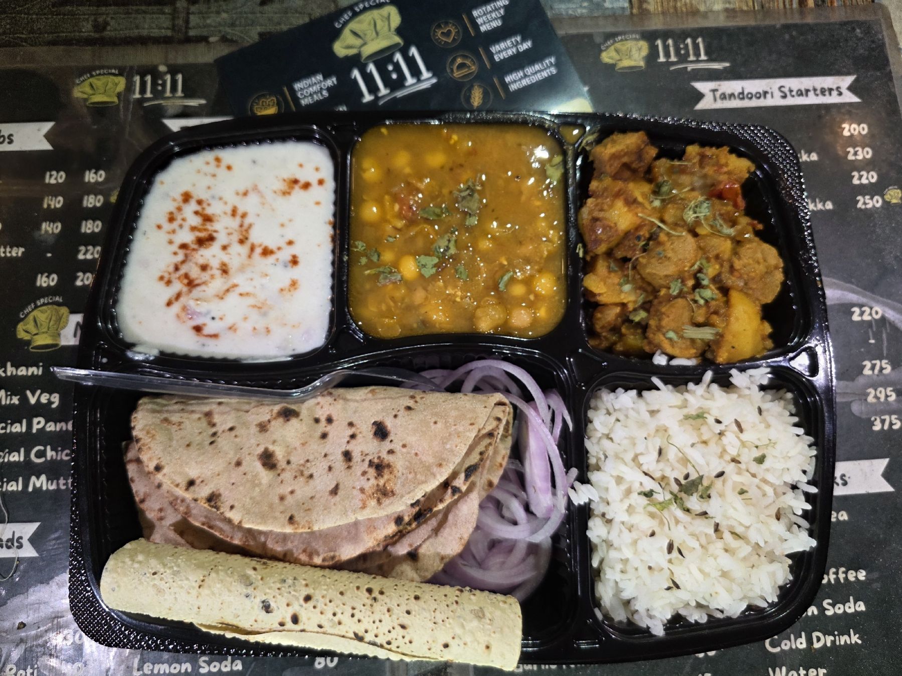 11:11 Lunch Meals