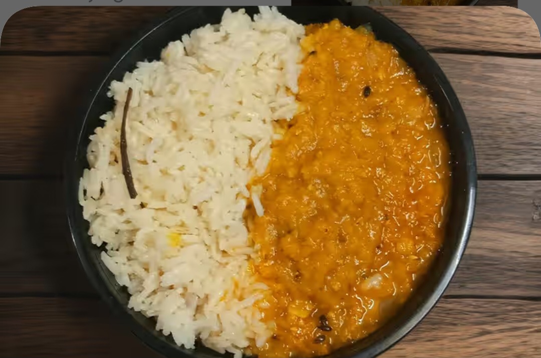 Red masoor with Rice