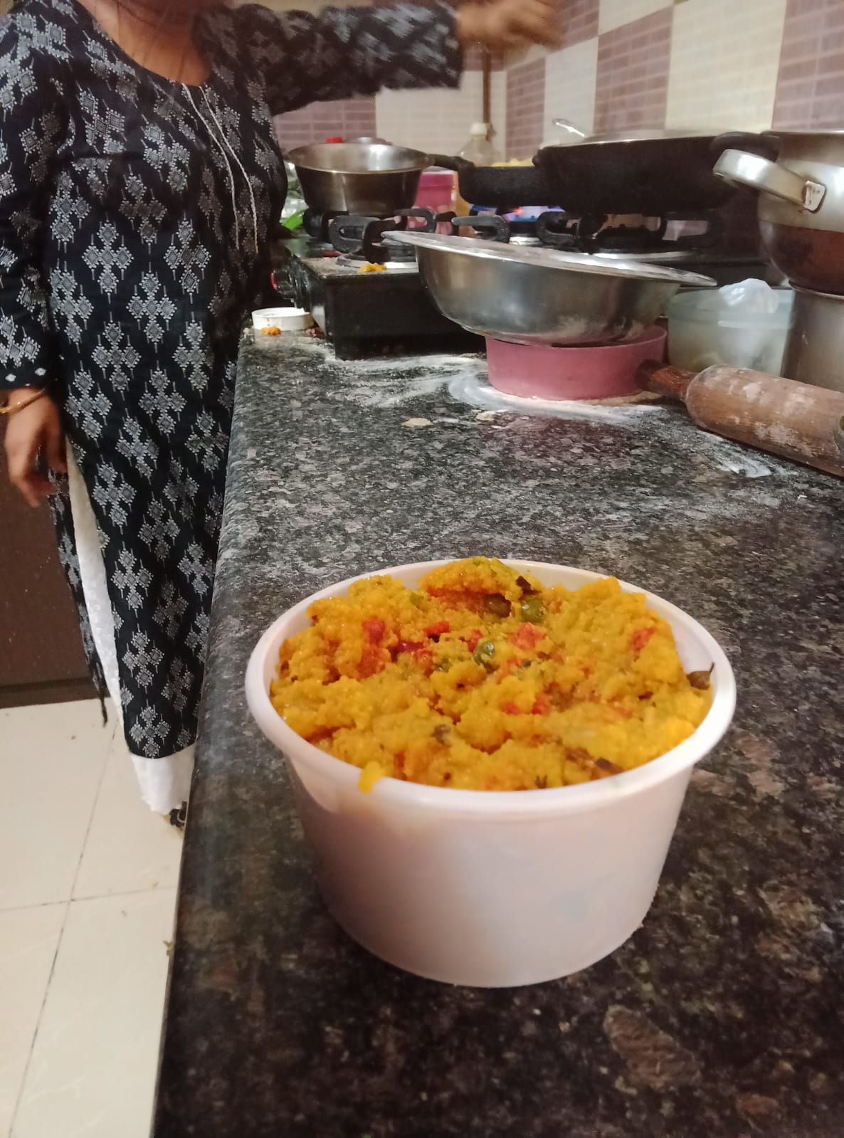 vegetable khichadi (750ml) with achar