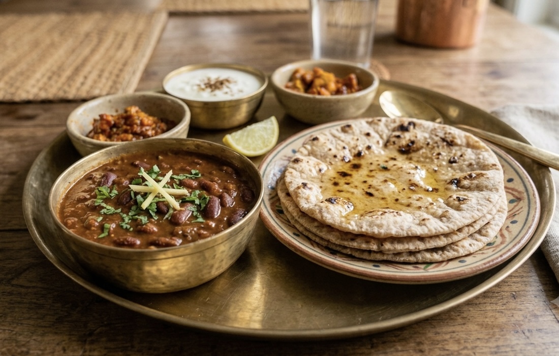 Rajma roti combo