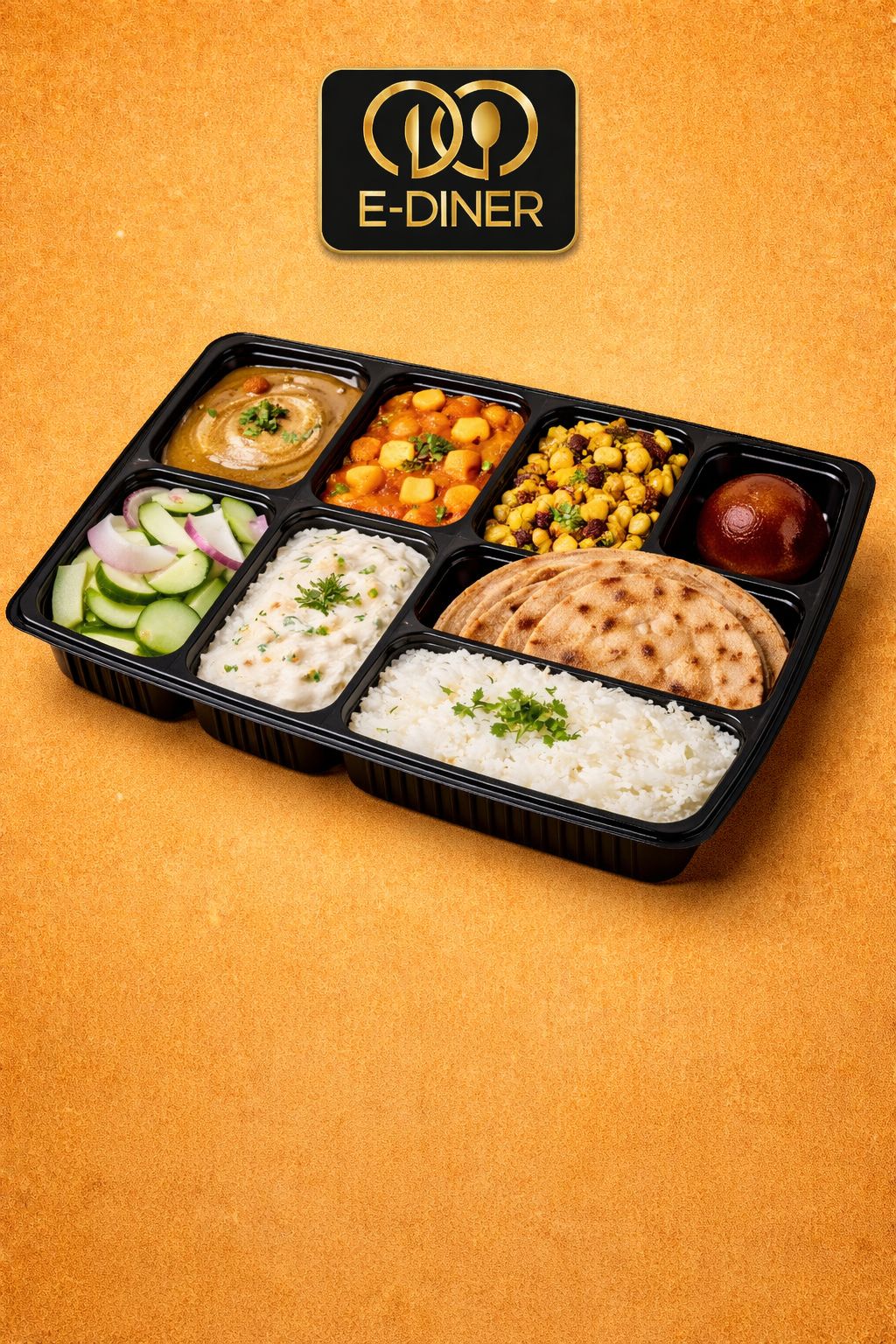 8 Compartment Thali