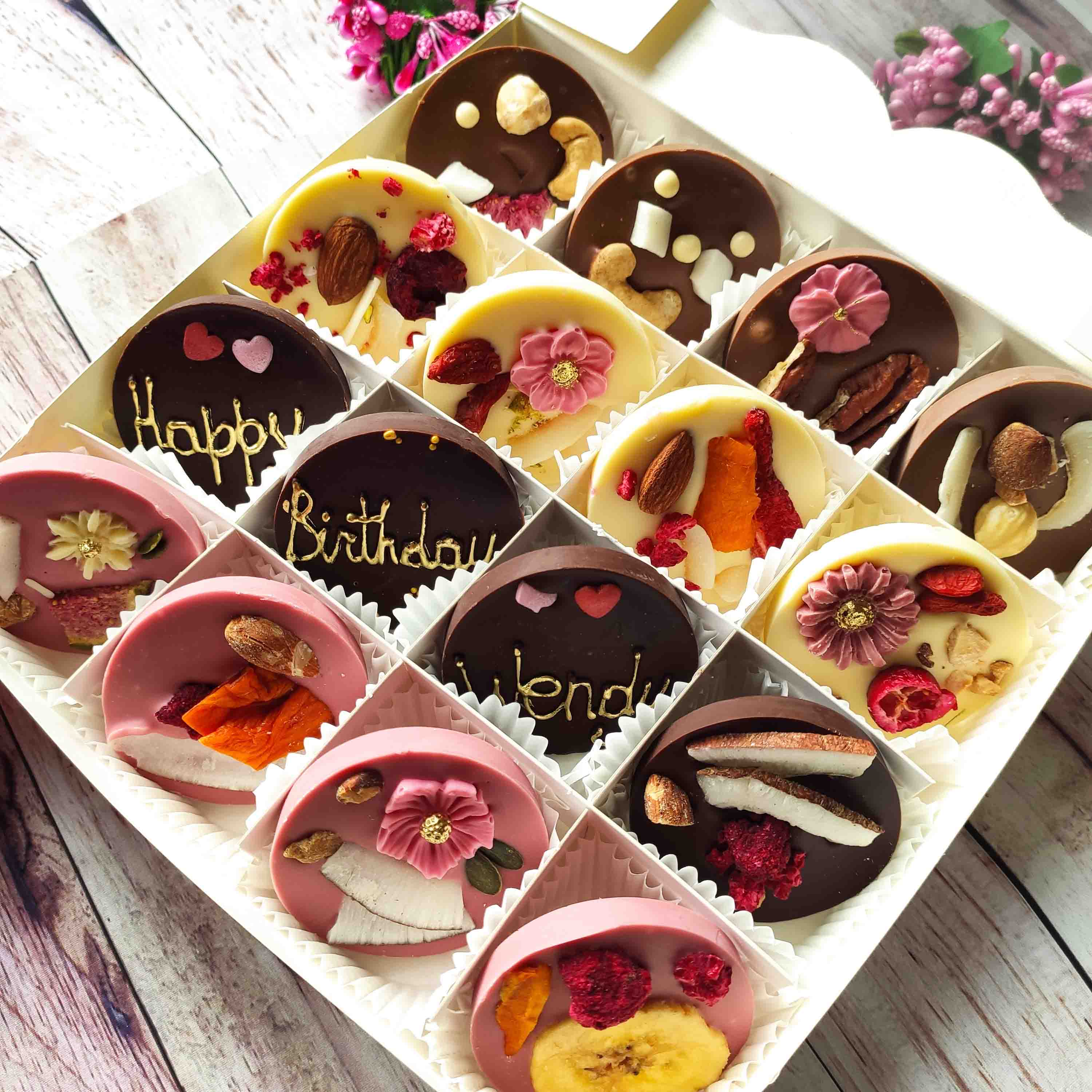 Assorted flavour of dry fruit Chocolate