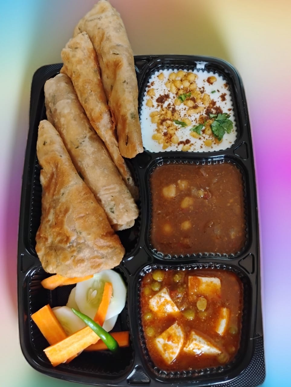 Regular thali (double dal)