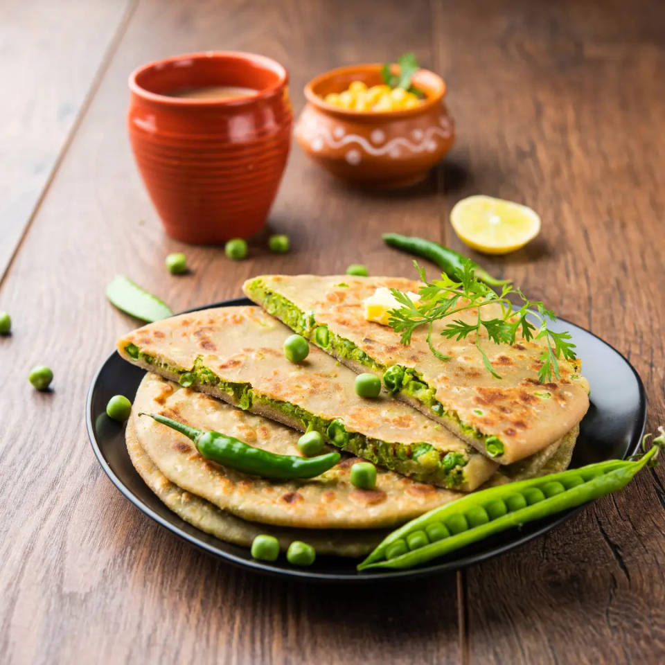 Matar paratha
