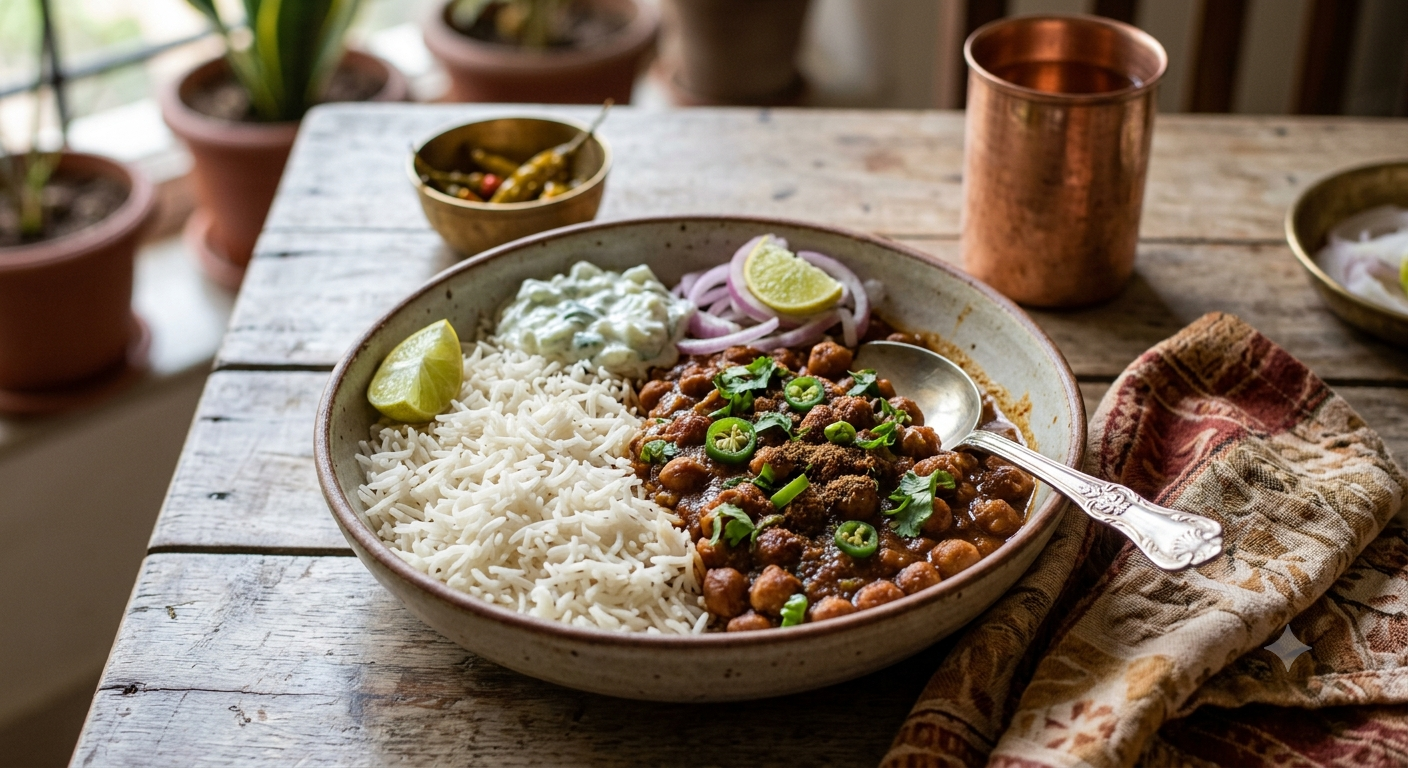 Chole Rice Bowl