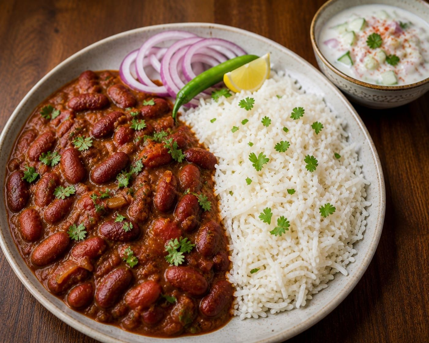 Rajma chawal Full